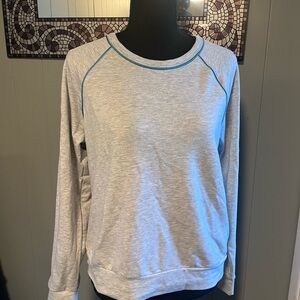 Eddie Bauer Womens Sleepwear Shirt Size S Long Sleeve Gray